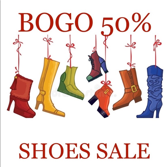 BOGO 50% OFF SHOES SALE - Picture 1 of 4